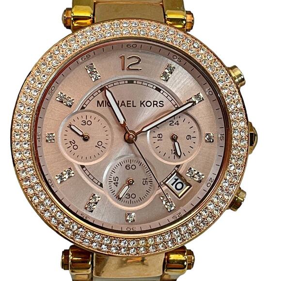 Michael Kors MK5896 MK5896 MK6314 Watch Lot of (3) WORKING New Batteries! - Picture 2 of 4